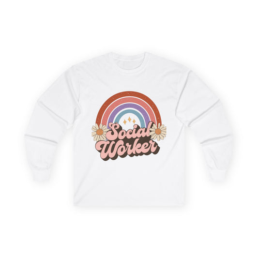 Social Worker Long Sleeve Tee - A Cozy Gift for Social Workers
