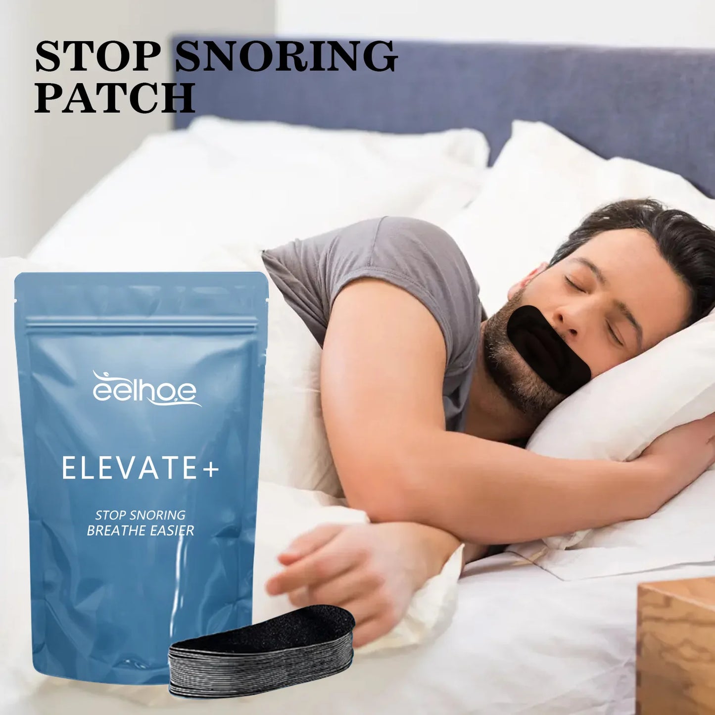 Stop Snoring Patch Nose Breathing Correction Improve Sleeping Promoting Better Breath Portable Night Sleep Mouth Orthosis Tape