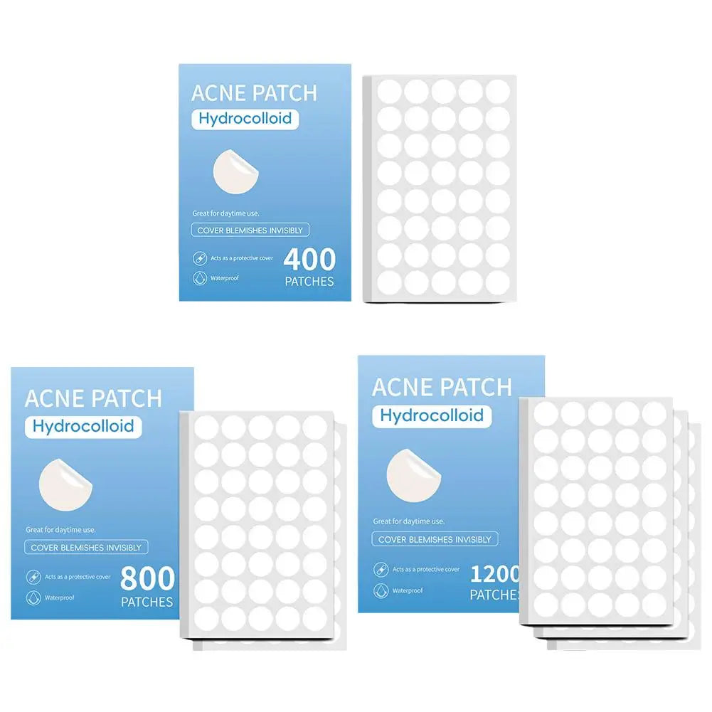 400/800/1200pcs Face Skin Care Acne Pimple Patch Invisible Professional Healing Absorbing Spot Sticker Covering For Men Women