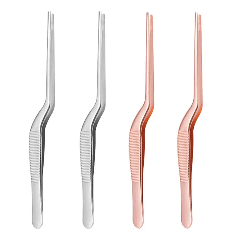 Eyelash Remover Cleaner Tweezer Ear Nose Earpick Wax Removal Forceps Angled Clamp Nasal Tool Curved Earwax Tweezers Clip