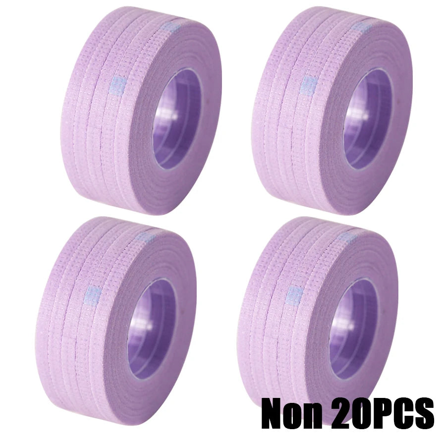 5PCS Eyelashes Extension Tape Micropore Non-Woven Lash Tape Breathable Easy To Tear Medical Tape Makeup Tools Lashistas Supplies