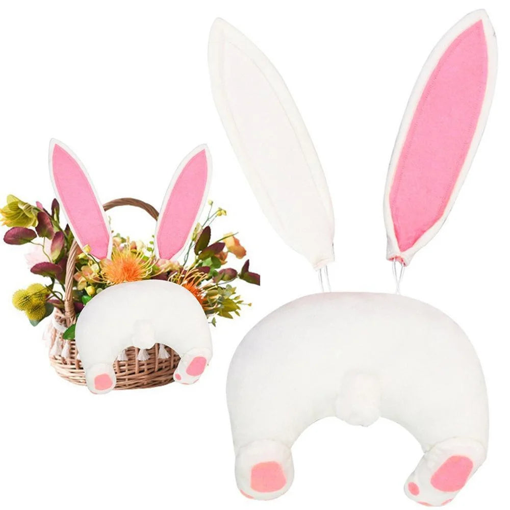 Easter Rabbit Bunny Butt Wreath Kit Door Decorations Easter Spring Outdoor Hanging Easter Decor For Home Door Wreath New 2023