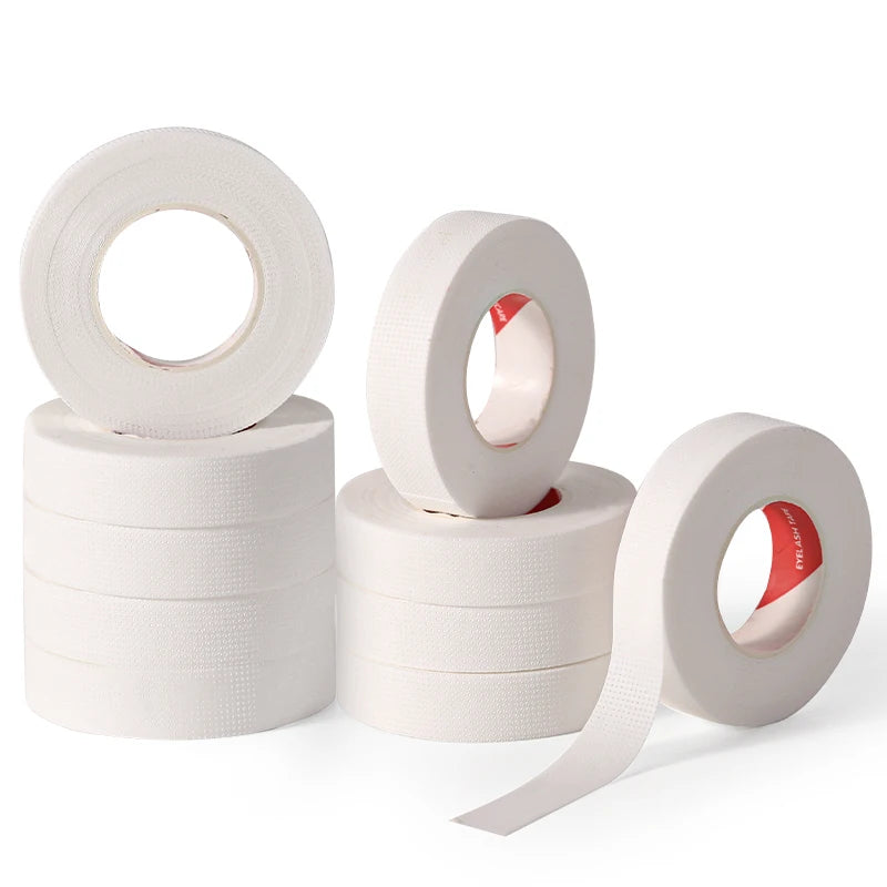 5PCS Eyelashes Extension Tape Micropore Non-Woven Lash Tape Breathable Easy To Tear Medical Tape Makeup Tools Lashistas Supplies