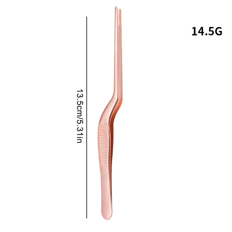 Eyelash Remover Cleaner Tweezer Ear Nose Earpick Wax Removal Forceps Angled Clamp Nasal Tool Curved Earwax Tweezers Clip