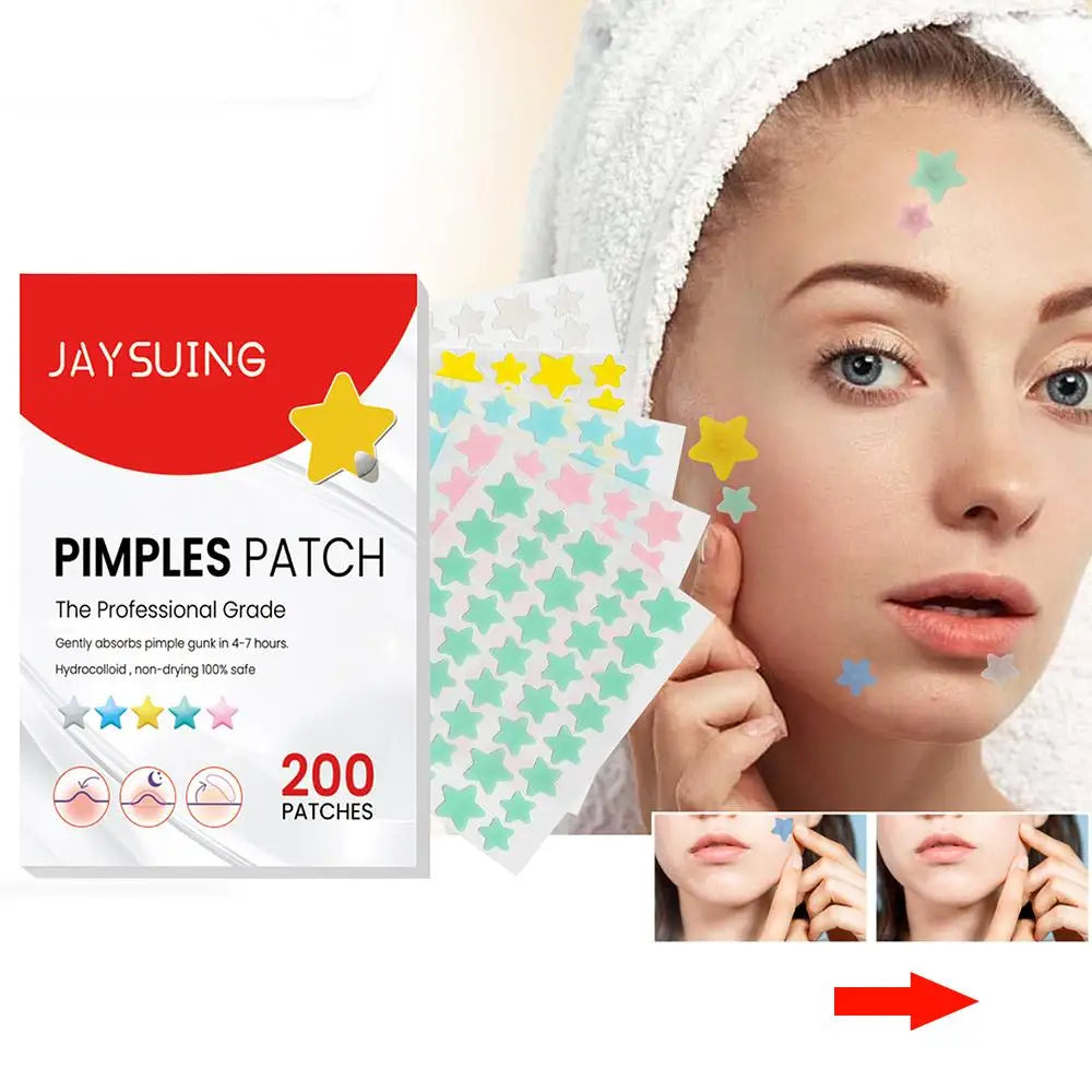 400Pcs Acne Pimple Patch Sticker Waterproof Acne Treatment Pimple Remover Tool Blemish Spot Facial Mask SkinCare Hidden Pimple
