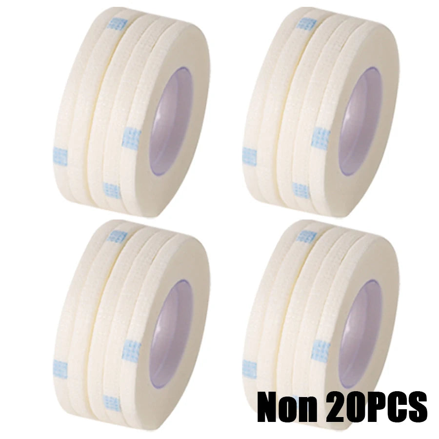 5PCS Eyelashes Extension Tape Micropore Non-Woven Lash Tape Breathable Easy To Tear Medical Tape Makeup Tools Lashistas Supplies