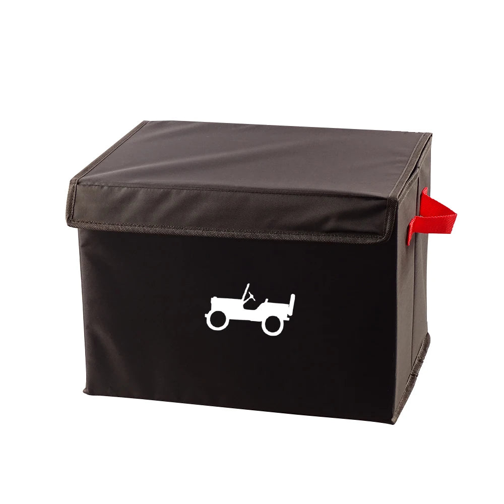 Car Trunk Organizer Storage Box For Jeep WRANGLER TRAILHAWK RUBICON RENEGADE COMPASS COMMANDER CHEROKEE Bumper car Accessories